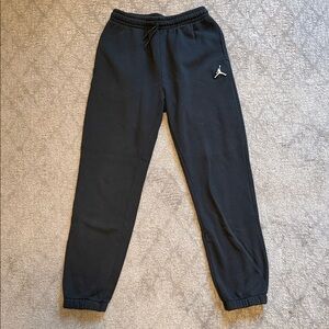 Jordan Kids Black Joggers with Logo